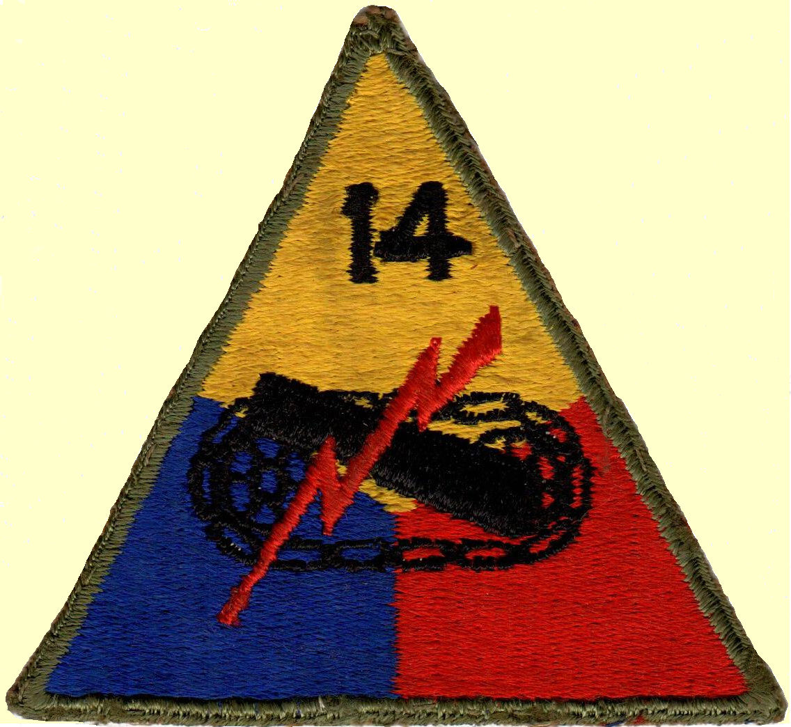 14th Armored Division Patch