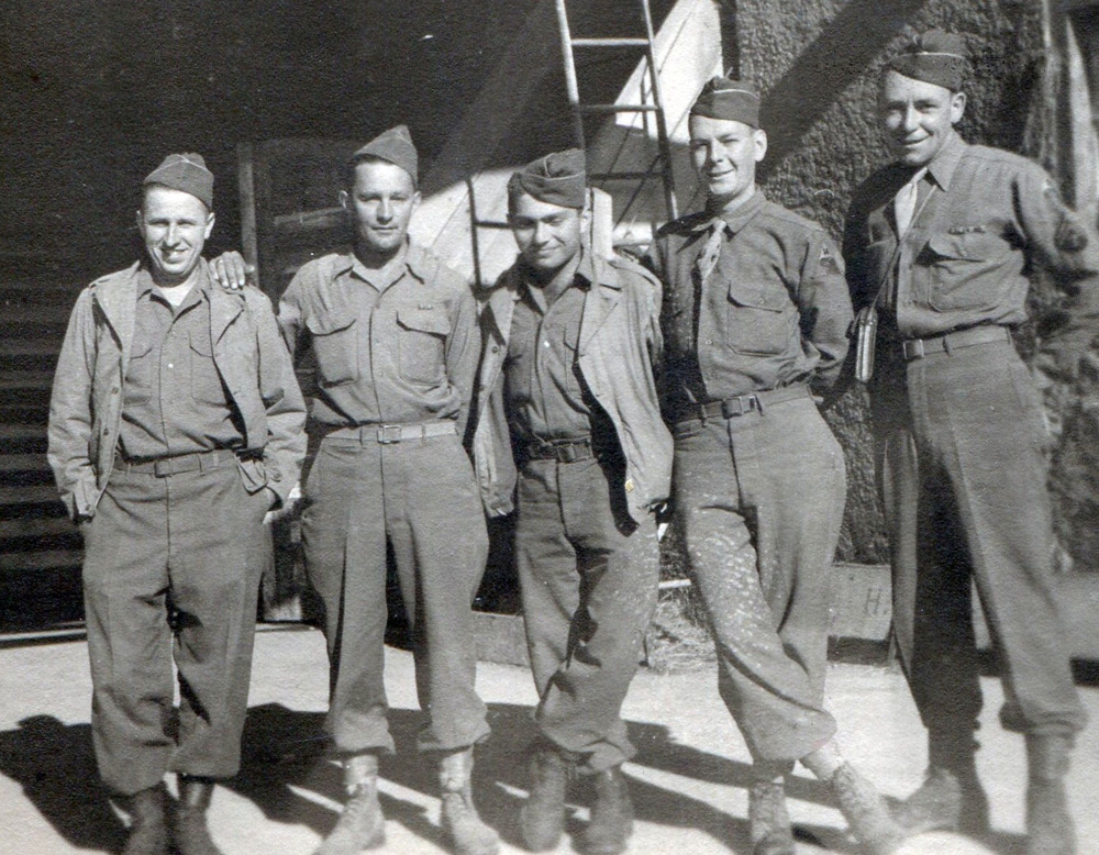 Bogacy, Slatter, Fogelson, Minn and Sillman.  Wasserbug, Germany June 1945